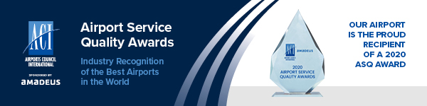 Graphic provided by Airports Council International to recognize BWI Marshall Airport as Best Airport in North America in its size category.